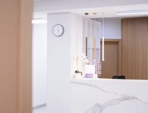 wnętrze Centrum Medyczne Sudety recepcja
